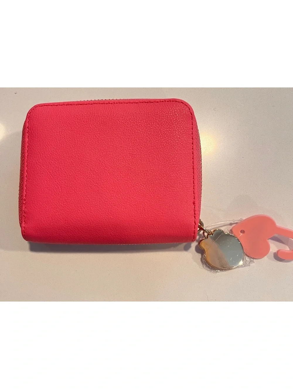 Juicy Couture Berry Sweet Strawberry Denim Zip Around Wallet Pink Y2K Embroider